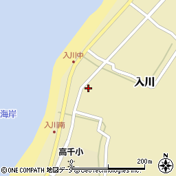 新潟県佐渡市入川2057周辺の地図