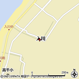 新潟県佐渡市入川1939周辺の地図