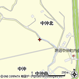 宮城県仙台市太白区坪沼中沖周辺の地図