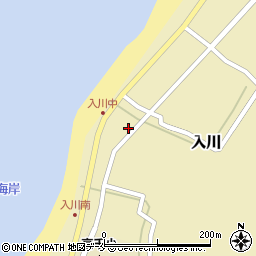 新潟県佐渡市入川2051周辺の地図