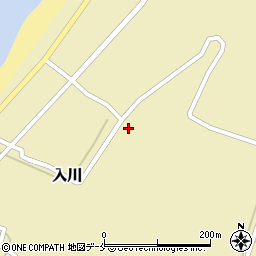 新潟県佐渡市入川872周辺の地図