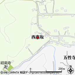 宮城県名取市高舘吉田西真坂周辺の地図