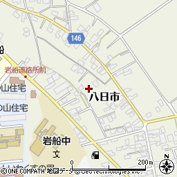 新潟県村上市八日市周辺の地図