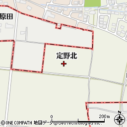 宮城県仙台市太白区袋原定野北周辺の地図