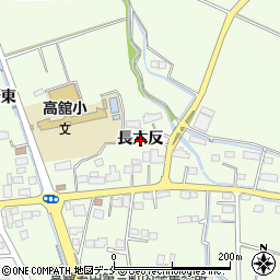 宮城県名取市高舘吉田長六反周辺の地図