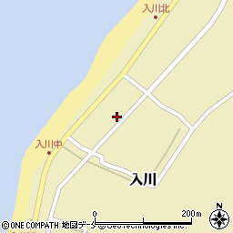 新潟県佐渡市入川2008周辺の地図