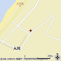 新潟県佐渡市入川763周辺の地図