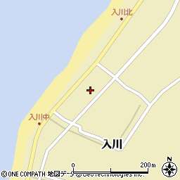 新潟県佐渡市入川1996周辺の地図