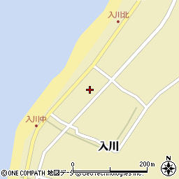 新潟県佐渡市入川1993周辺の地図