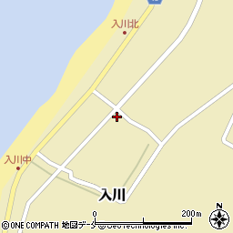 新潟県佐渡市入川1975周辺の地図