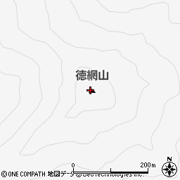 徳網山周辺の地図