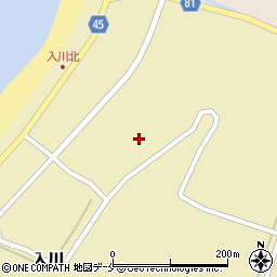 新潟県佐渡市入川2169周辺の地図