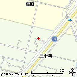 宮城県仙台市若林区藤塚三十刈周辺の地図