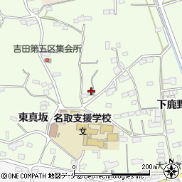 宮城県名取市高舘吉田鹿東60周辺の地図
