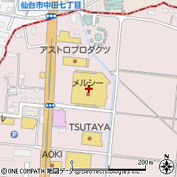 ブックオフプラス　仙台南バイパス店周辺の地図