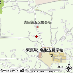 宮城県名取市高舘吉田鹿東70周辺の地図
