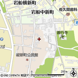 新潟県村上市岩船縦新町周辺の地図