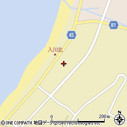 新潟県佐渡市入川2163周辺の地図