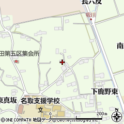 宮城県名取市高舘吉田鹿東57周辺の地図