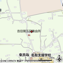 宮城県名取市高舘吉田鹿東周辺の地図