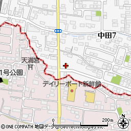 ファミリーマート中田七丁目店周辺の地図