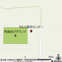 川崎町Ｂ＆Ｇ海洋センター体育館周辺の地図