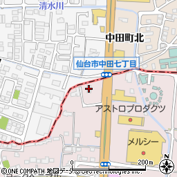 ガリバーアウトレット南仙台店周辺の地図