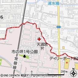 宮城県名取市上余田仰見周辺の地図
