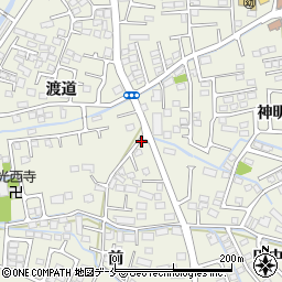渡道東公園周辺の地図