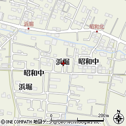 宮城県仙台市太白区四郎丸浜堀周辺の地図