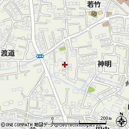 宮城県仙台市太白区四郎丸神明24周辺の地図