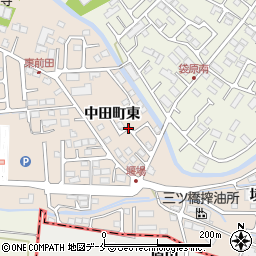 宮城県仙台市太白区中田町東周辺の地図