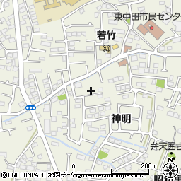 宮城県仙台市太白区四郎丸神明17周辺の地図