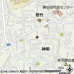 宮城県仙台市太白区四郎丸神明17-3周辺の地図