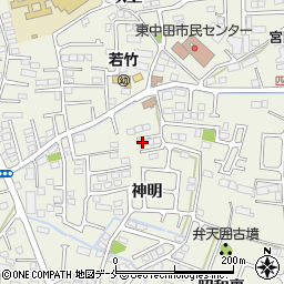宮城県仙台市太白区四郎丸神明10周辺の地図