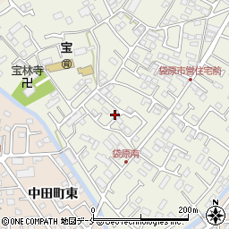 宮城県仙台市太白区袋原堰場周辺の地図