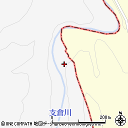 宮城県柴田郡川崎町支倉川尻山周辺の地図