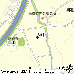 宮城県仙台市太白区坪沼大針周辺の地図