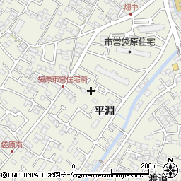 宮城県仙台市太白区袋原平淵周辺の地図