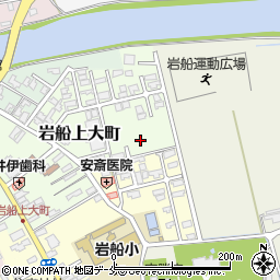 新潟県村上市岩船上大町周辺の地図