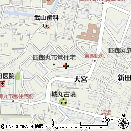 宮城県仙台市太白区四郎丸大宮周辺の地図