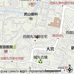 四郎丸市営住宅周辺の地図