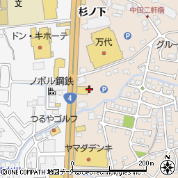 宮城県仙台市太白区中田町清水周辺の地図