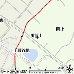 宮城県名取市閖上川前上周辺の地図