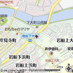 新潟県村上市岩船下大町周辺の地図