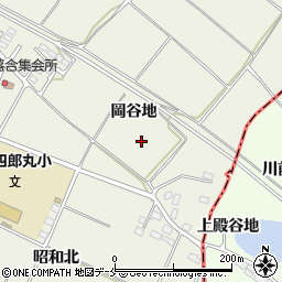 宮城県仙台市太白区四郎丸岡谷地周辺の地図