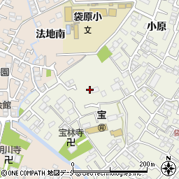 宮城県仙台市太白区袋原内手周辺の地図