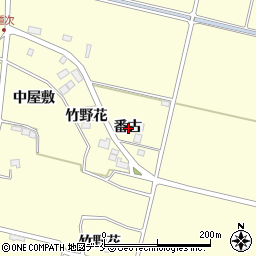 宮城県仙台市若林区種次番古周辺の地図