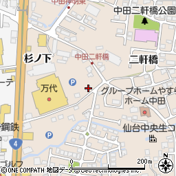 宮城県仙台市太白区中田町杉ノ下5-1周辺の地図