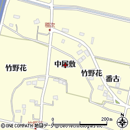 宮城県仙台市若林区種次中屋敷周辺の地図